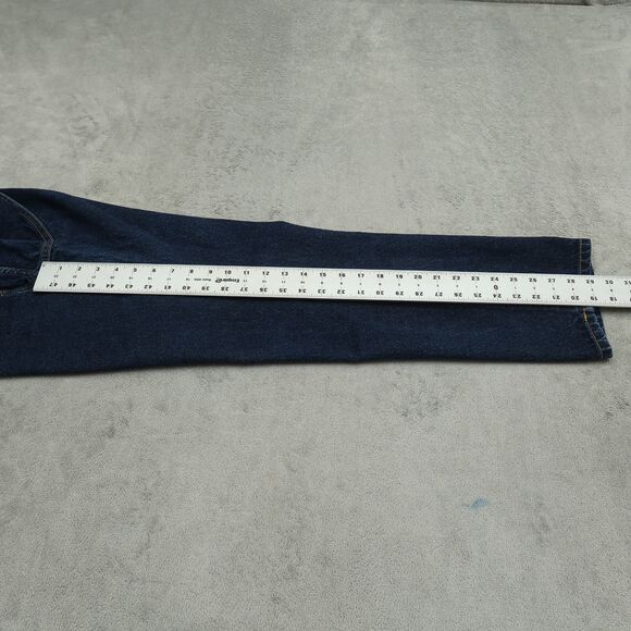 Vintage Old Navy Jeans Womens Size 8 Blue Starlite Mid Rise Straight Button Fly - Picture 16 of 16